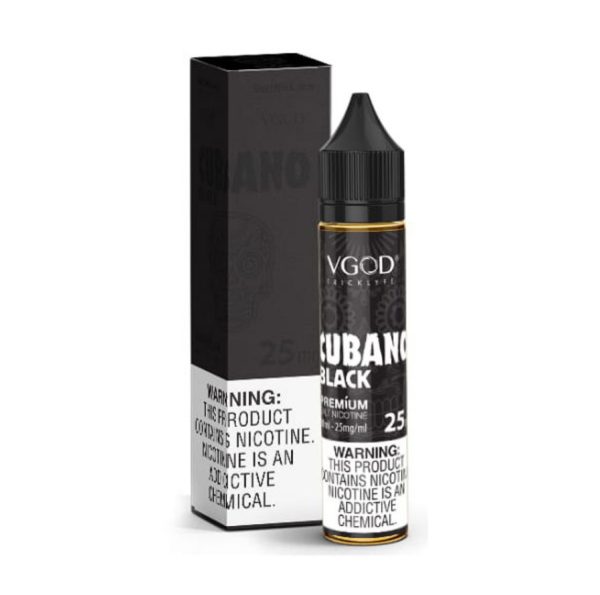 Cubano Black VGOD Salt nicotine 25mg, 50mg juice in Dubai