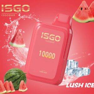Lush Ice ISGO Bar 10000 puffs disposable vape in Dubai
