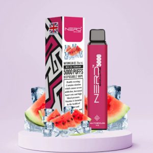 Watermelon ice Nerd Square Disposable 5000 Puffs vape in UAE